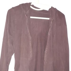 Brown zip up jacket